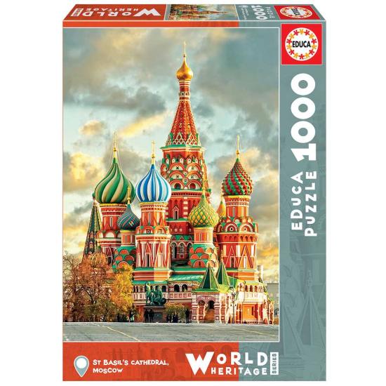 Educa Puzzle Basilius-Kathedrale, Moskau 1000 Teile