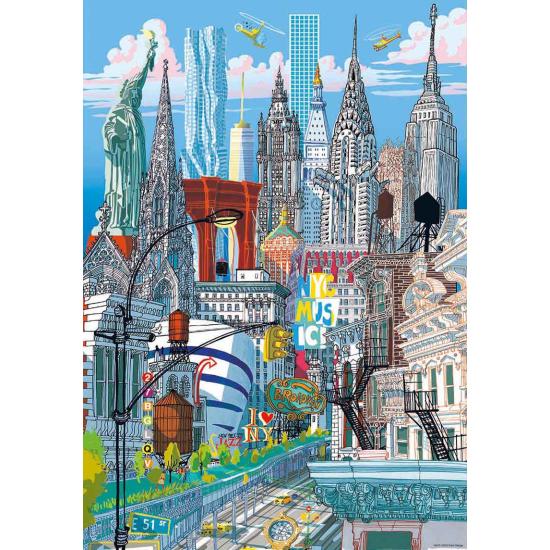 Educa City New York Puzzle 200 Teile