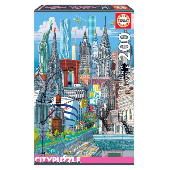 Educa City New York Puzzle 200 Teile