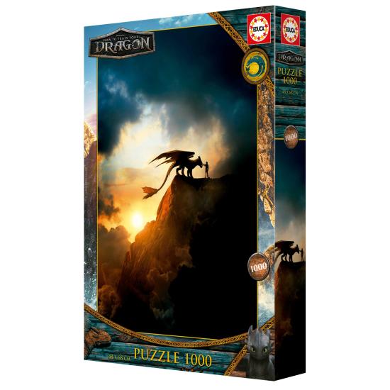 Puzzle Educa How to Train Dragon 1000 Teile