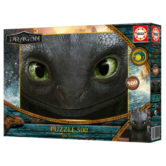 Puzzle Educa How to Train Dragon 500 Teilen