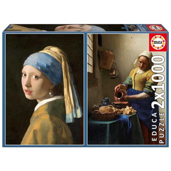 Puzzle Educa Jan Vermeer Sammlung 2x1000 Teile