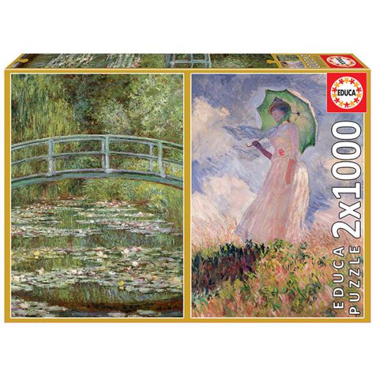 Puzzle Educa Monet Collection mit 2 x 1000 Teilen