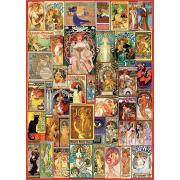 Educa Collage Jugendstil-Puzzle mit 1000 Teilen