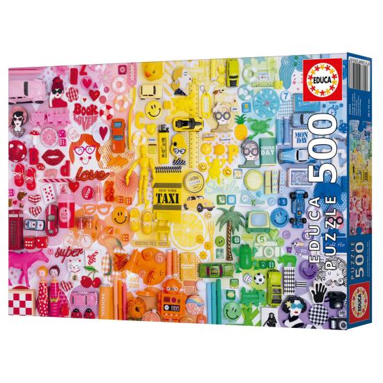 Puzzle Educa Farbcollage 500 Teilen