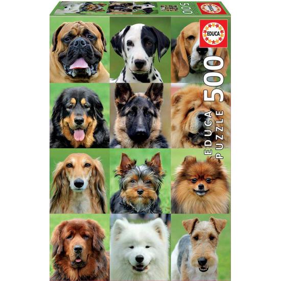 Educa Dog Collage Puzzle 500 Teile