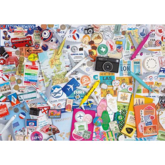 Puzzle Educa Reisecollage 1000 Teile