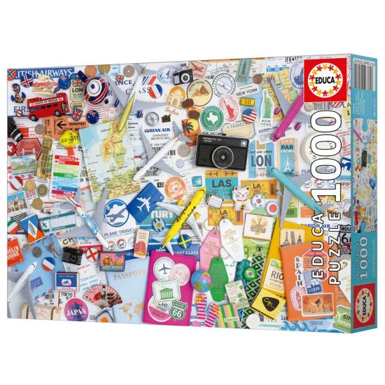 Puzzle Educa Reisecollage 1000 Teile