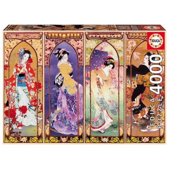 Educa Japanisches Collagen-Puzzle mit 4000 Teilen