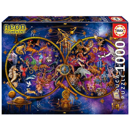 Educa Constellations Neon-Effekt-Puzzle 1000 Teile Educa Constellations Neon-Effekt-Puzzle 1000 Teile