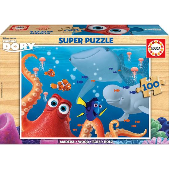 Educa Holzpuzzle „Findet Dory“ 100 Teile Educa Holzpuzzle „Findet Dory“ 100 Teile