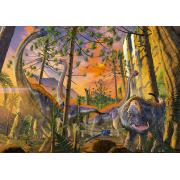 Educate Curious Dinosaurs-Puzzle mit 500 Teilen