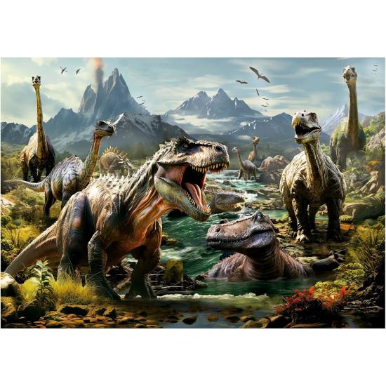 Puzzle Educa Fierce Dinosaurs mit 1000 Teilen