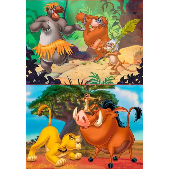 Educa Disney Tiere Puzzle 2 x 20 Teile