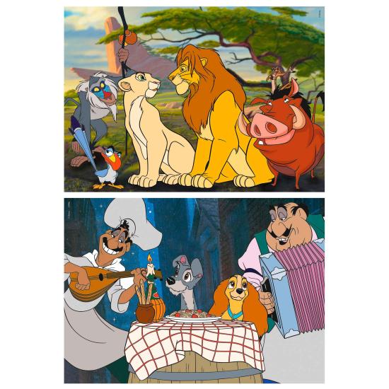 Puzzle Educa Disney Animals mit 2 x 48 Teile