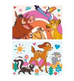 Puzzle Educa Disney Animals 2x16 Teile Holz