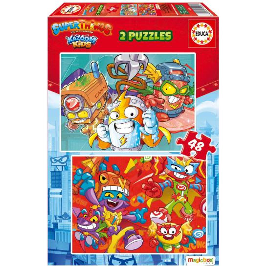 Educa Superthings Puzzle 2 x 48 Teile