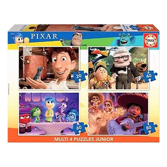 Educa Disney Pixar Multi Progressive Puzzle 20+40+60+80 Teile