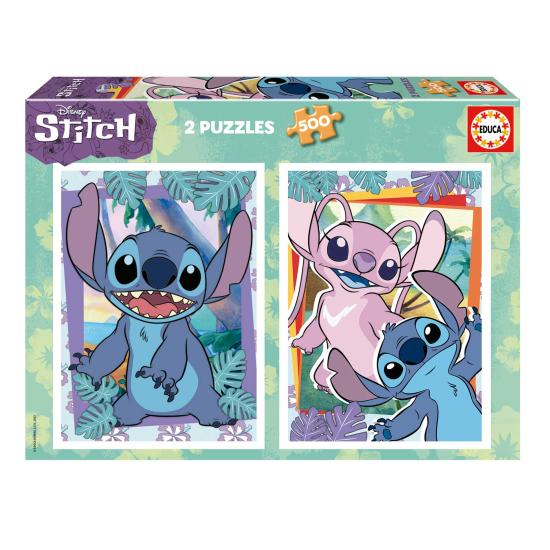 Educa Disney Stichpuzzle mit 2 x 500 Teilen Educa Disney Stichpuzzle mit 2 x 500 Teilen