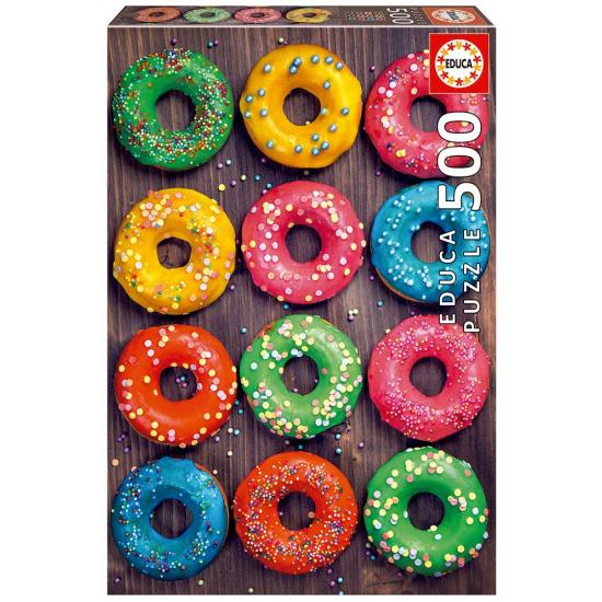 Educa Farbige Donuts Puzzle 500 Teile Educa Farbige Donuts Puzzle 500 Teile