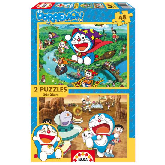 Educa Doraemon Puzzle 2 x 48 Teile