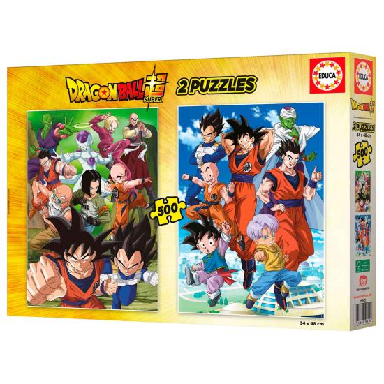 Educa Dragon Ball Puzzle 2 x 500 Teile
