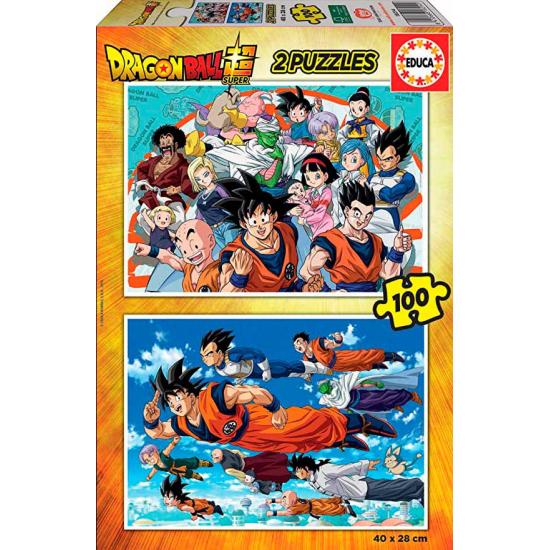 Puzzle Educa Dragon Ball Super 2 x 100 Teile