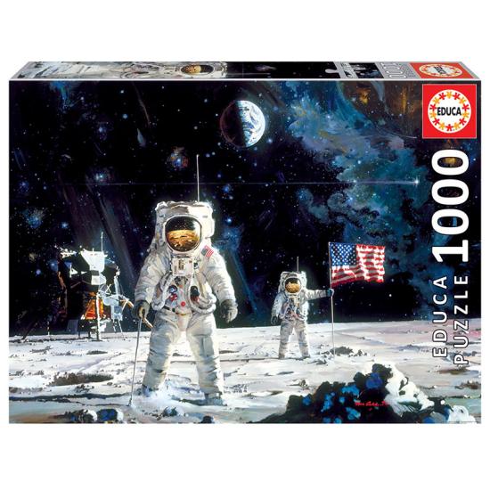 Puzzle Educa Der erste Mann auf dem Mond 1000 Teile