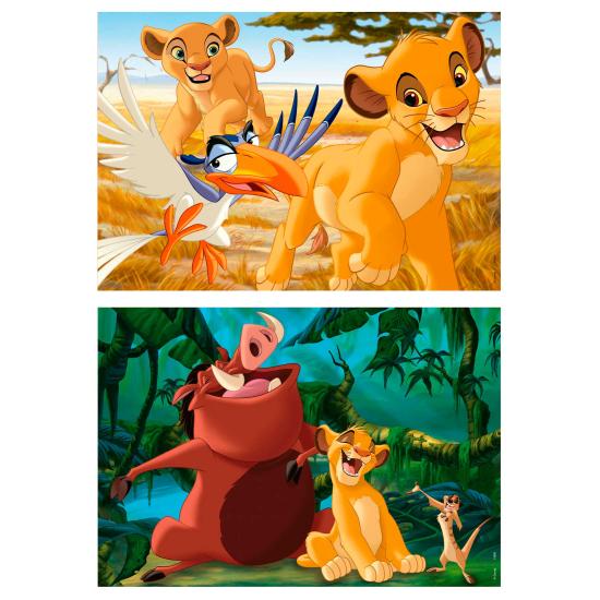 Puzzle Educa Der König der Löwen 2 x 25 Teile