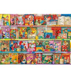 Puzzle Educa Die Ecke Der Lustigen Und Kitschigen Bücher mit 150