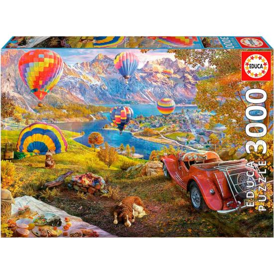Puzzle Educa Das Tal der Ballons 3000 Teile
