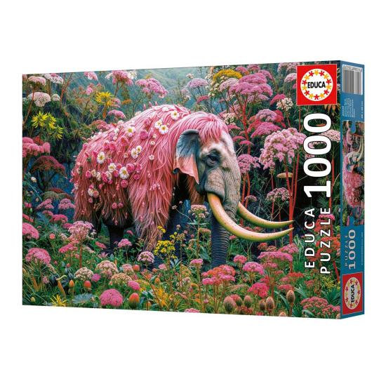 Puzzle Educa Blumenelefant 1000 Teile