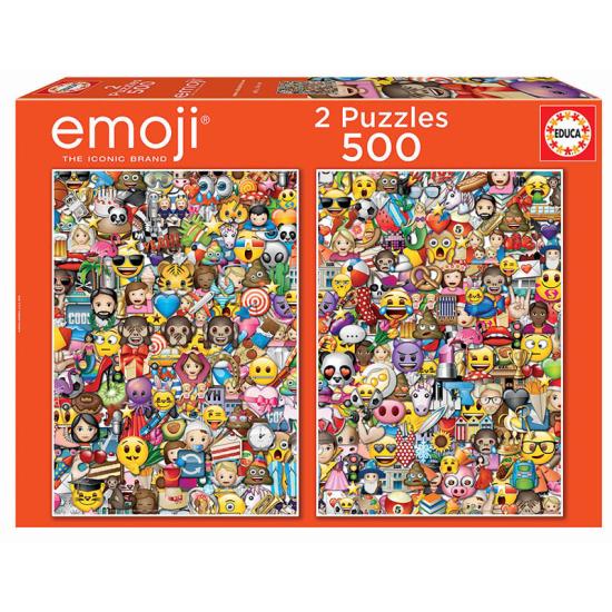 Educa Emoji-Puzzle 2 x 500 Teile