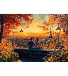 Puzzle Educa Liebende In Paris mit 1500 Teile