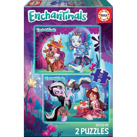 Educa Enchantimals Puzzle 2 x 20 Teile
