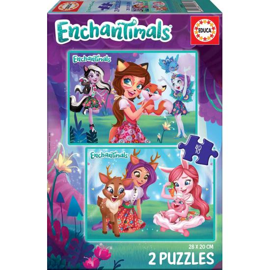 Educa Enchantimals Puzzle 2 x 48 Teile