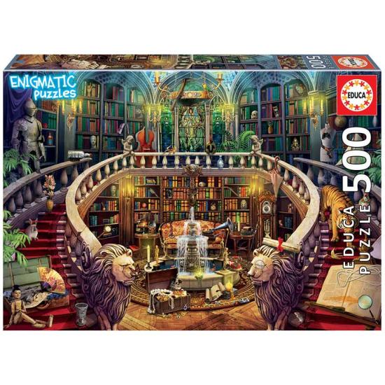 Puzzle Educa Enigmatic Library mit 500 Teilen