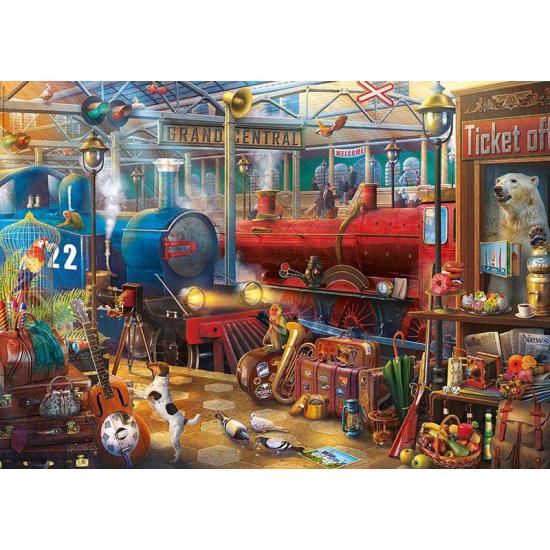 Educa Enigmatic Puzzle Bahnhof 500 Teile