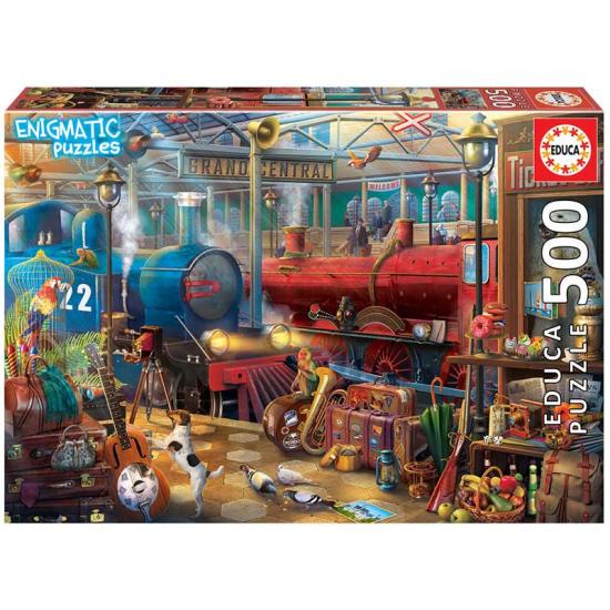Educa Enigmatic Puzzle Bahnhof 500 Teile