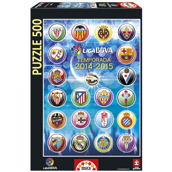 Puzzle Educa Shields der spanischen Profifußballliga d