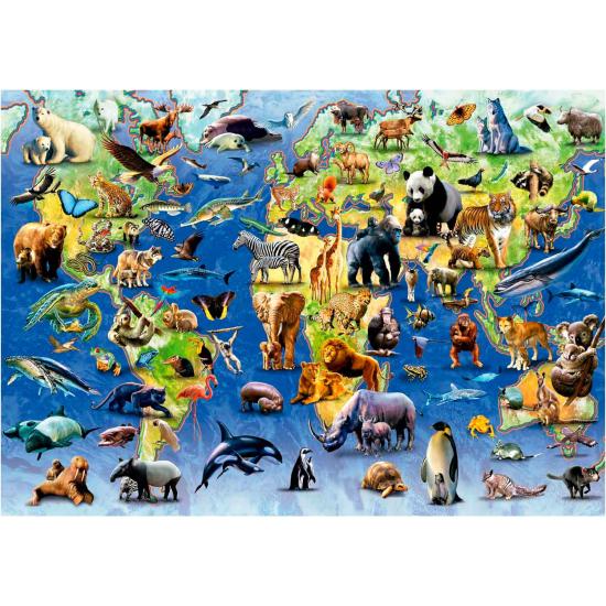 Educa Gefährdete Arten-Puzzle mit 500 Teilen