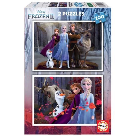 Educa Frozen 2 Puzzle mit 2 x 100 Teilen