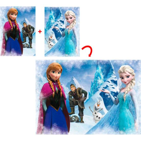 Educa Frozen Puzzle 2 x 500 von 1000 Teilen