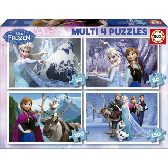 Educa Frozen Multi Progressive Puzzle 50+80+100+150