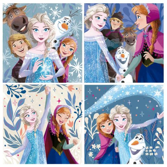 Puzzle Educa Frozen Progressives 12+16+20+25 Teile