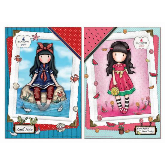 Educa Gorjuss Puzzle, Every Sumer + Little Fish 2 x 500 Teile