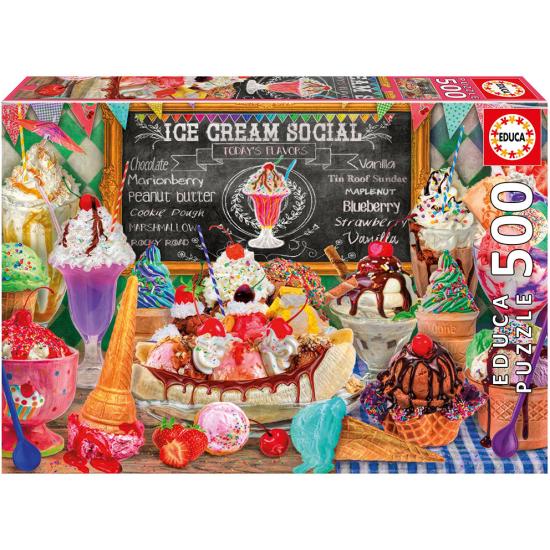 Puzzle Educa Eisdielen 500 Teile