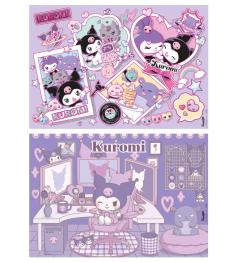 Puzzle Educa Hello Kitty Kuromi mit 2 x 50 Teilen Holz
