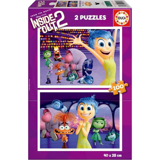 Puzzle Educa Inside Out 2 von 2 x 100 Teilen