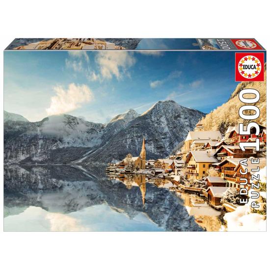 Puzzle Educa Winter in Hallstatt 1500 Teile